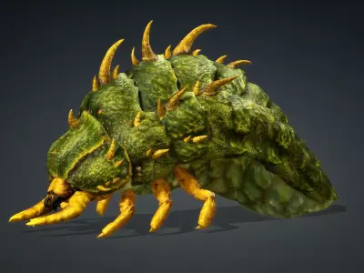 Larval-V2c 3D model