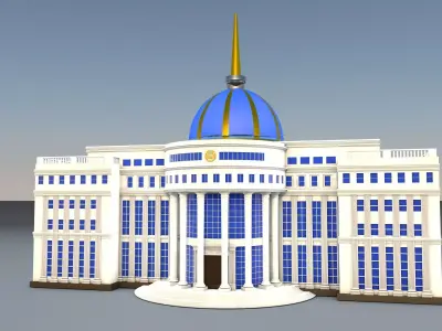 Ak Orda residence of the President of the Republic of Kazakhstan 3D model