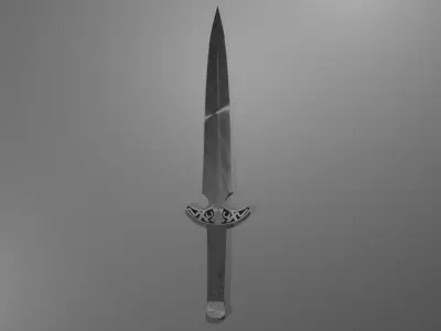 Black Dagger 3D model