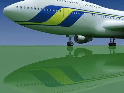 Sudan Airways Boeing 3D model