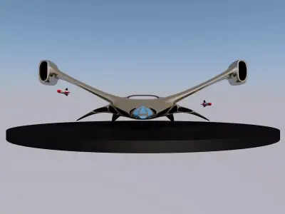 Big jet 3D model
