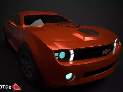 Chevrolet Camaro Free low-poly 3D model