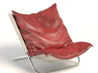 Folding chair Free 3D model