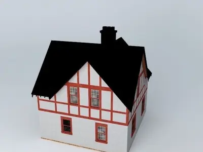 Tudor House Free 3D model