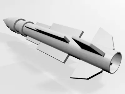Missile 07 3D model