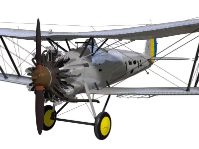 Bristol Bulldog Mk-II 3D model