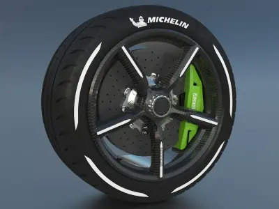  Koenigsegg Wheels Assembly Free 3D model