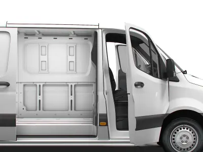 Freightliner Sprinter L2H1 FWD HQ Interior 2024 3D model