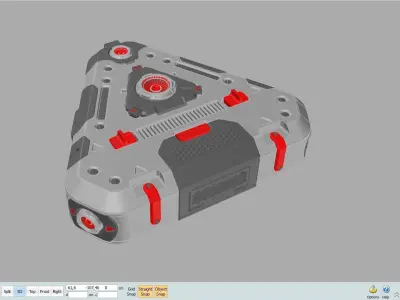 Triangle Power Cube 3D model