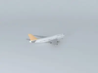 Plane in Viracopos 3D model