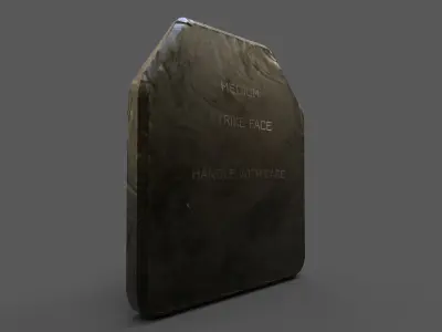 SAPI Body Plate - Game Ready PBR Low-poly 3D model