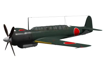 Nakajima C6N Saiun Kai MYRT 3D model