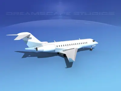 Global Express 8000 V12 3D model