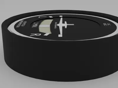 Turn coordinator 3D model