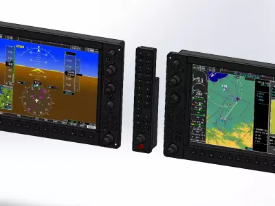 Garmin G1000 3D model