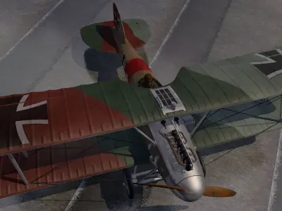 Albatros D-2 3D model