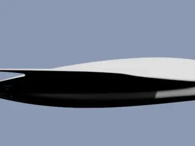 BWB Dolphin Drone 3D model