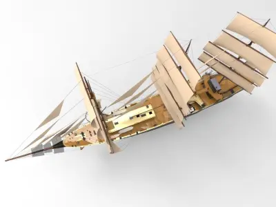 Sailing Ship Type Z 3D model
