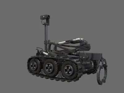 Tank Robot 3D model