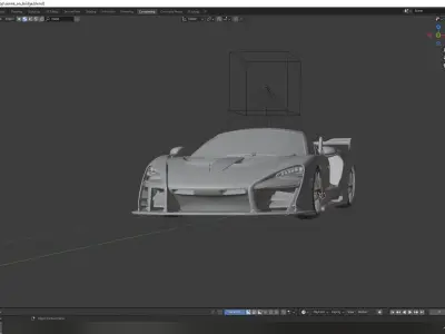 McLaren Senna animation Free 3D model