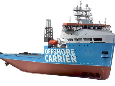 Offshore Carrier Stock 3D model
