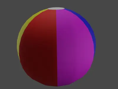 Pool ball Free low-poly 3D model