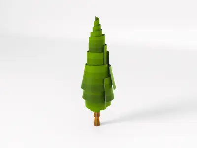 Stylized Nature Set 3D model