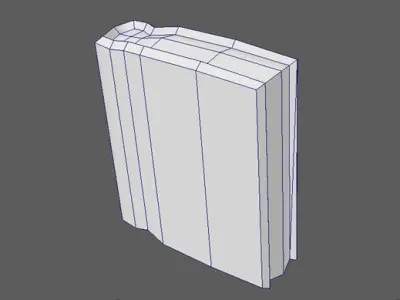 Spell book - blue Free low-poly 3D model