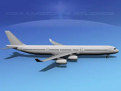 Airbus A340-600 SS 3D model