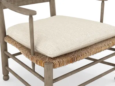 RUSTIC ARMCHAIR Free 3D model
