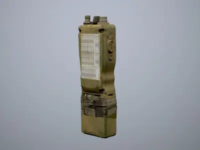 PRC-152 Military Radio Low-poly 3D model