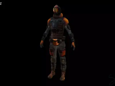 Riot Amor Free 3D model