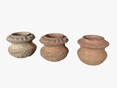 Ancient Pottery 3D Model Collection