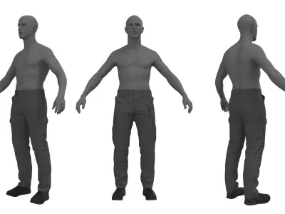 ABR PRO Pants - Marvelous Designer 3D model