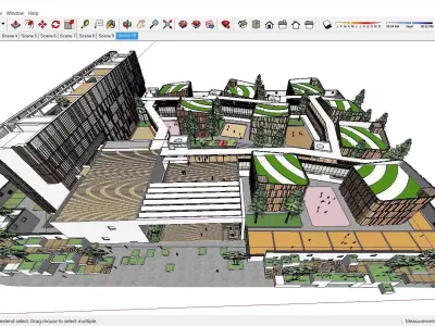 Sketchup Kindergarten A10 3D model