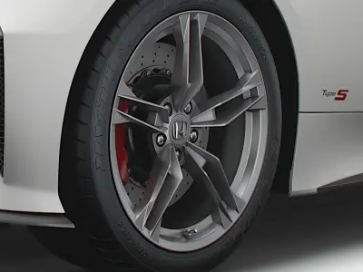 Honda NSX Type S 2022 wheel 3D model