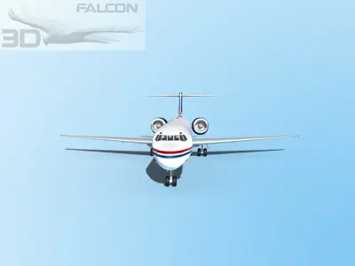 Falcon3D MD-80 Freedomair 3D model