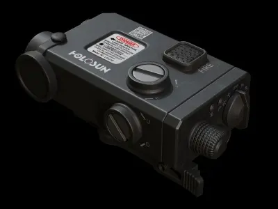 Laser Sight Low-poly 3D model