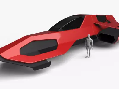 Racing Spaceship Betelgeuse 3D model