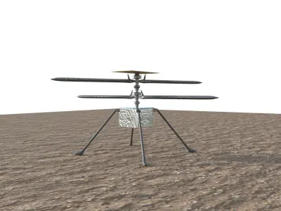 Ingenuity Mars helicopter 3D model