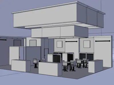 Exhibition 3 Stand Design 3D model