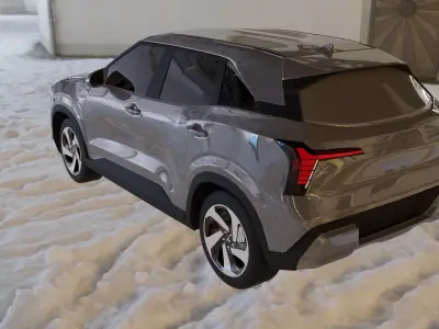 Mitsubishi Xforce 2022 3D Model 3D model