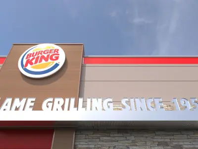 Retail-037 Burger King-002 3D model