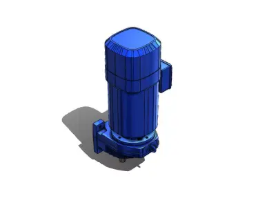 Motorredutor SEW RX87DRN132ME2BE11 Gearmotor 3D model