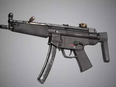MP5 Submachine Gun 3D model