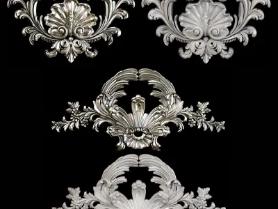 Collection of 40 classic carvings Part 2 3D model