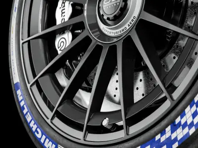 Michelin Pilot Sport EV 24 64 18 Clean 3D model