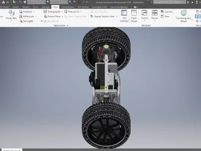 suspension and powertrain 3d model 3D model