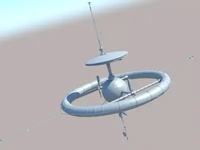Space station 3D model
