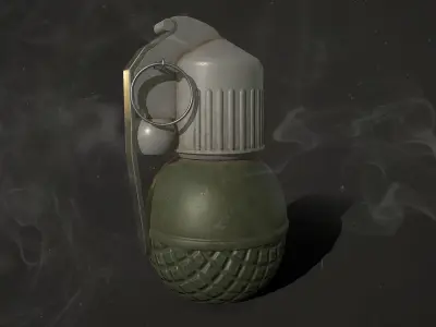 Grenade RGO and RGN Low-poly 3D model